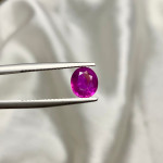 Certified Natural Purplish Pink Sapphire from Kashmir