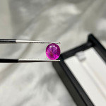 Certified Natural Purplish Pink Sapphire from Kashmir